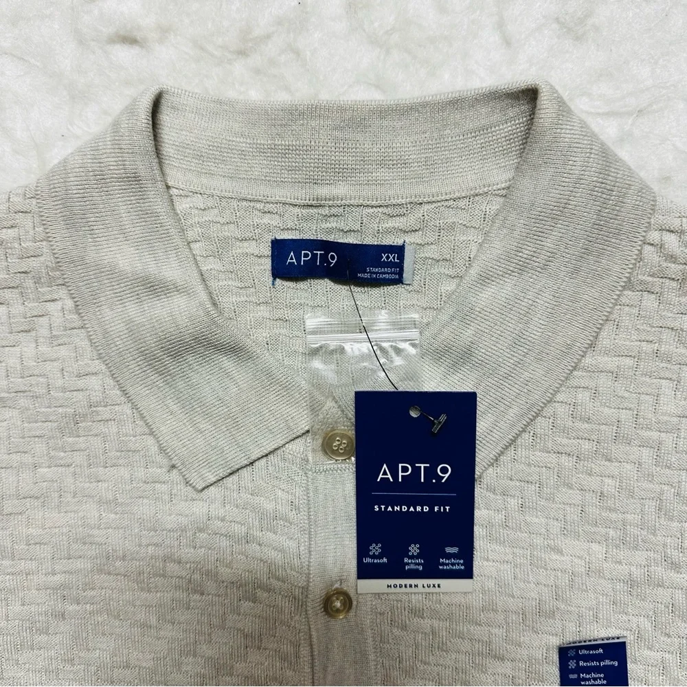 Apt. 9 Textured Polo Shirt - Picture 2 of 7